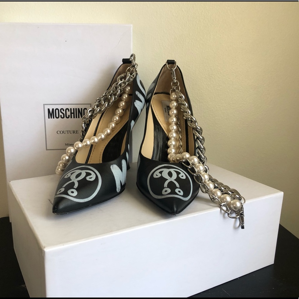 Moschino Black Heels